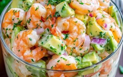 Salade Crémeuse de Crevettes et Avocat