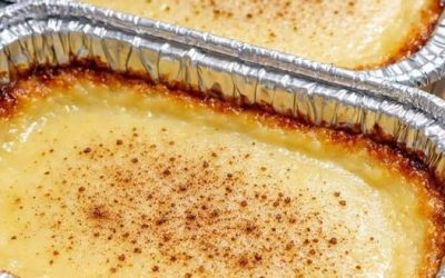 crème anglaise au lait cuite
