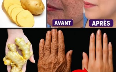 ✨ Éliminez les taches brunes et les rides avec ce simple remède à base de pomme de terre et de gingembre 🥔