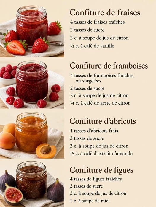Confiture de framboises