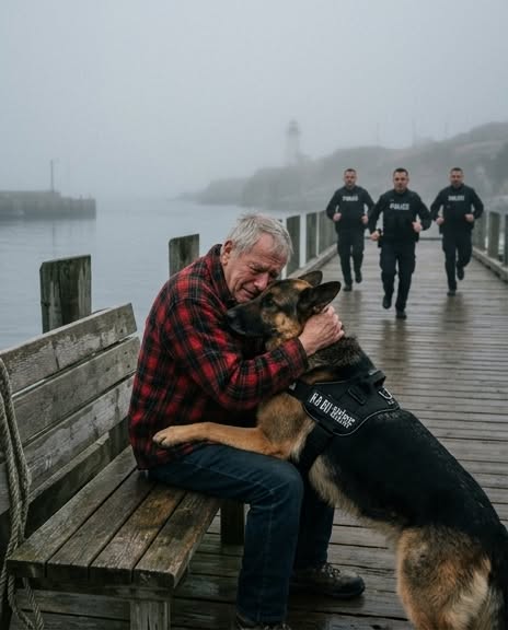 Retrouvailles inattendues : un chien policier refuse d’attaquer, et la raison de ce refus surprend tout le monde