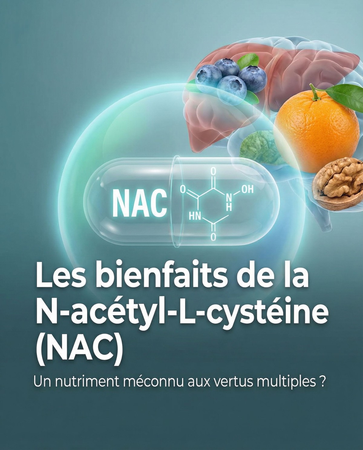 Les bienfaits de la N-acétyl-L-cystéine (NAC)