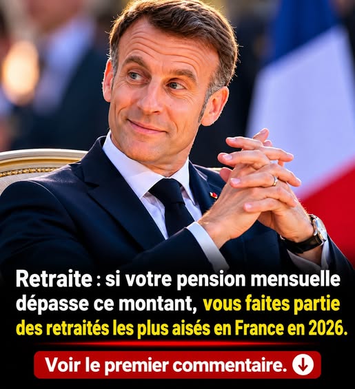 Retraite : si votre pension mensuelle dépasse ce montant, vous faites partie des seniors les plus aisés en France en 2026