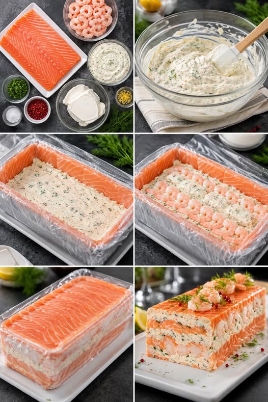 Terrine de Saumon Frais et Crevettes : Une Entrée Raffinée et Facile à Réaliser