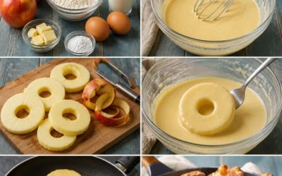 Beignets de Pommes à la poêle et sans Friture