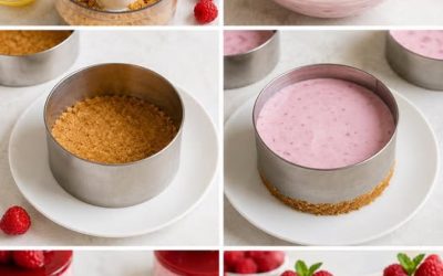 Mini Cheesecakes Framboise Sans Cuisson
