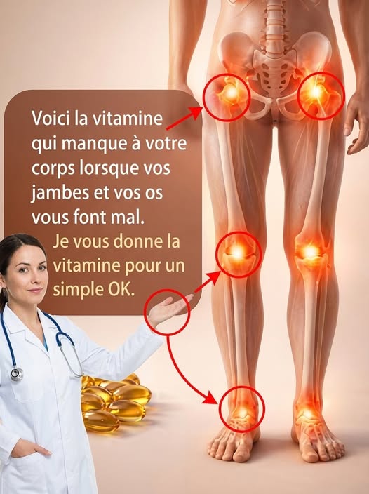 La Vitamine Essentielle pour Soulager les Douleurs des Jambes et des Os