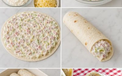 Wraps Roulés Jambon, Fromage et Laitue : La Recette Fraîche et Facile