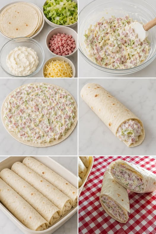 Wraps Roulés Jambon, Fromage et Laitue : La Recette Fraîche et Facile