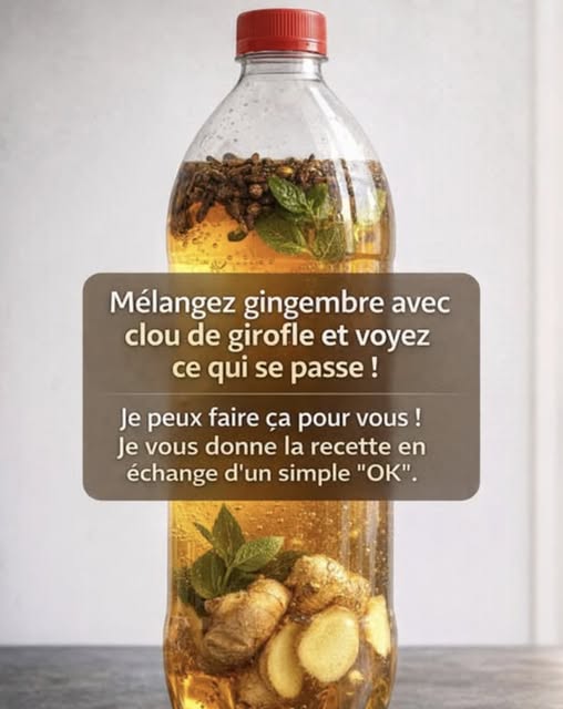 Eau de gingembre: la boisson la plus saine pour brûler toute la graisse abdominale, le cou , les bras , du dos et des cuisses!