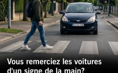 Vous remerciez les voitures d’un signe de la main ? Voici ce que cela signifie sur votre personnalité