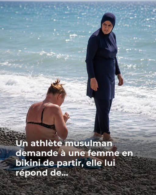 L’attitude surprenante d’un athlète musulman face à une fille en bikini !