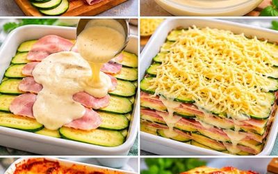 Lasagnes de Courgettes au Jambon Cuit et Fromage : Une Version Légère et Gourmande