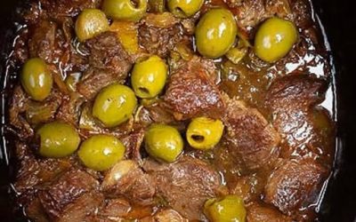 Sauté de veau aux olives