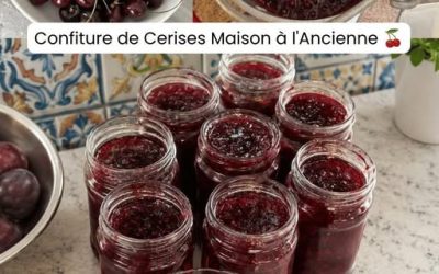 Confiture de Cerises Maison à l’Ancienne : Recette Traditionnelle et Savoureuse