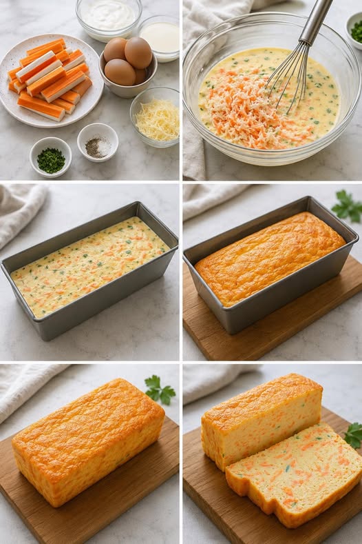 Pain de Surimi et Fromage Moelleux au Four