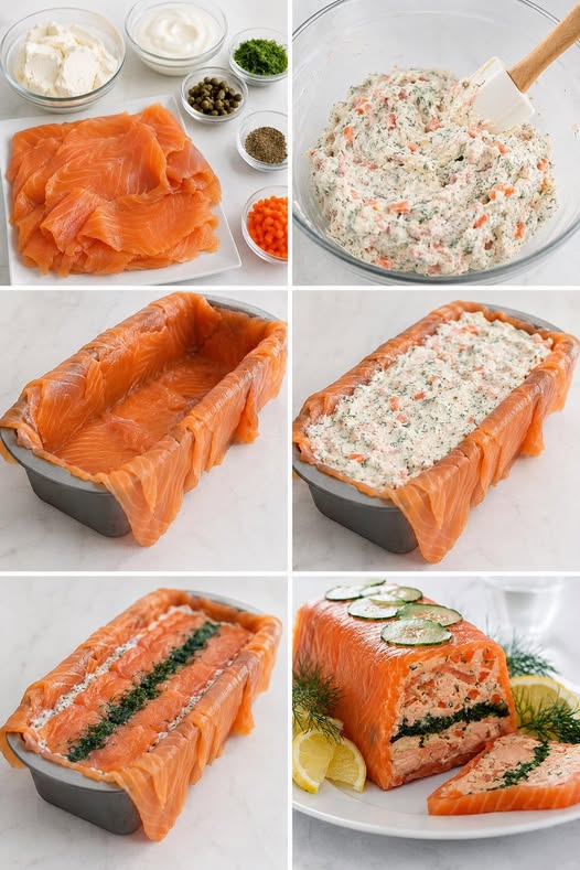 Terrine de Saumon Fumé au Fromage Frais et à l’Aneth