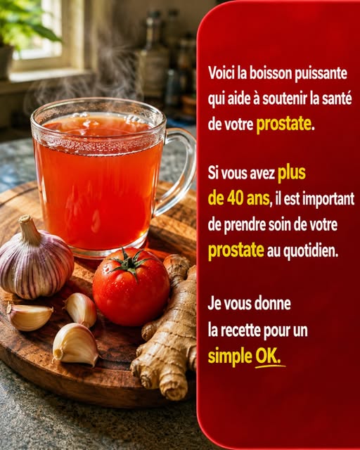 Après 40 ans, prenez soin de votre prostate avec cette boisson naturelle puissante !