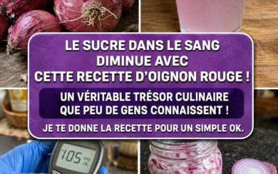 🧅 Faites baisser instantanément votre glycémie avec cette recette à base d’oignons rouges ! Un trésor culinaire méconnu.