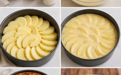 Gâteau Fondant aux Pommes et à la Crème : Un Dessert Simple et Irrésistible