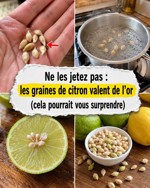 Ne jetez pas les pépins de citron : un trésor naturel que presque tout le monde gaspille.