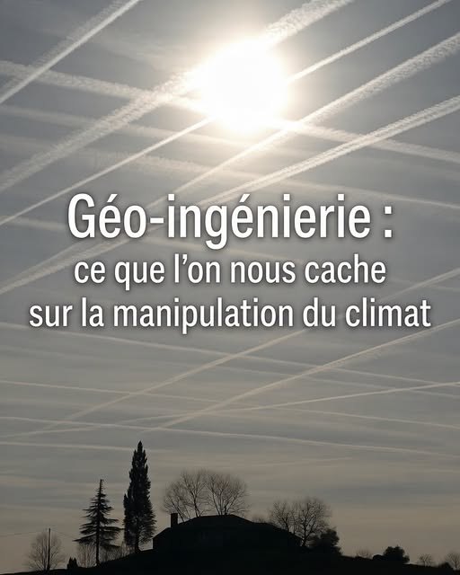 La grande manipulation du ciel : enquête sur la géo-ingénierie climatique