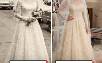 J’ai décidé de porter la robe de mariée de ma grand-mère en son honneur – mais en la retouchant, j’ai découvert un mot caché qui révélait la vérité sur mes parents