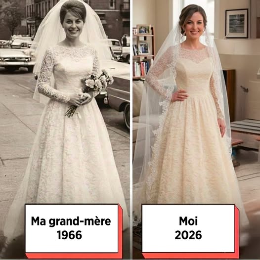 J’ai décidé de porter la robe de mariée de ma grand-mère en son honneur – mais en la retouchant, j’ai découvert un mot caché qui révélait la vérité sur mes parents