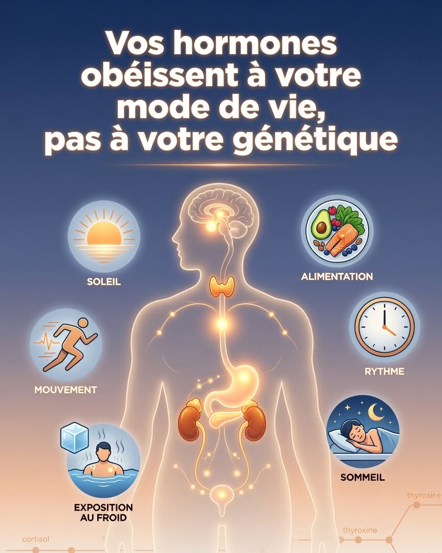 Vos hormones obéissent à votre mode de vie, pas à votre génétique