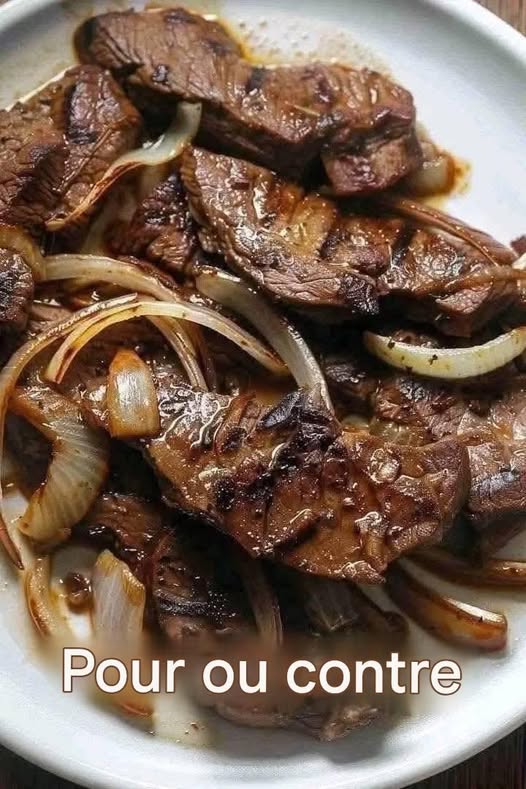 Le plat classique : Foie de bœuf aux oignons