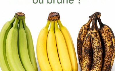 Quelle banane est la plus saine : verte, jaune ou brune ?