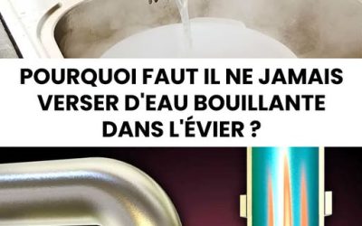 Évier sous pression : pourquoi verser de l’eau bouillante est une très mauvaise idée