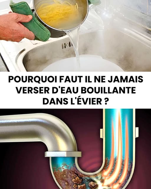 Évier sous pression : pourquoi verser de l’eau bouillante est une très mauvaise idée