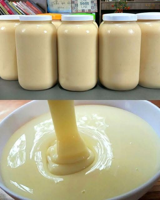 Lait concentré maison à 2 ingrédients : délicieux et économique…Voir plus