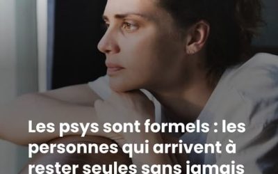 Les psys sont formels : les personnes qui arrivent à rester seules sans jamais s’ennuyer possèdent cette qualité rare