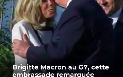 Brigitte Macron au G7, cette embrassade remarquée avec Donald Trump