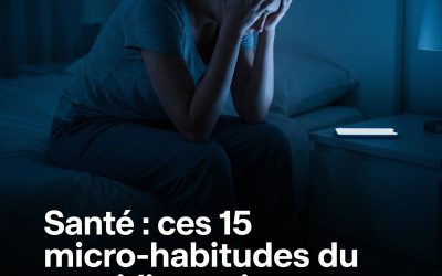 Ce n’est ni le manque de sommeil ni le manque d’exercice, mais ces 15 habitudes quotidiennes qui vous détruisent à petit feu