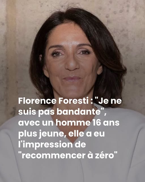 Florence Foresti : “Je ne suis pas bandante”, avec un homme 16 ans plus jeune, elle a eu l’impression de “recommencer à zéro”
