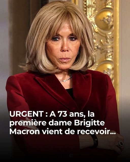 La robe bicolore noire et blanche de Brigitte Macron pour accueillir Donald Trump