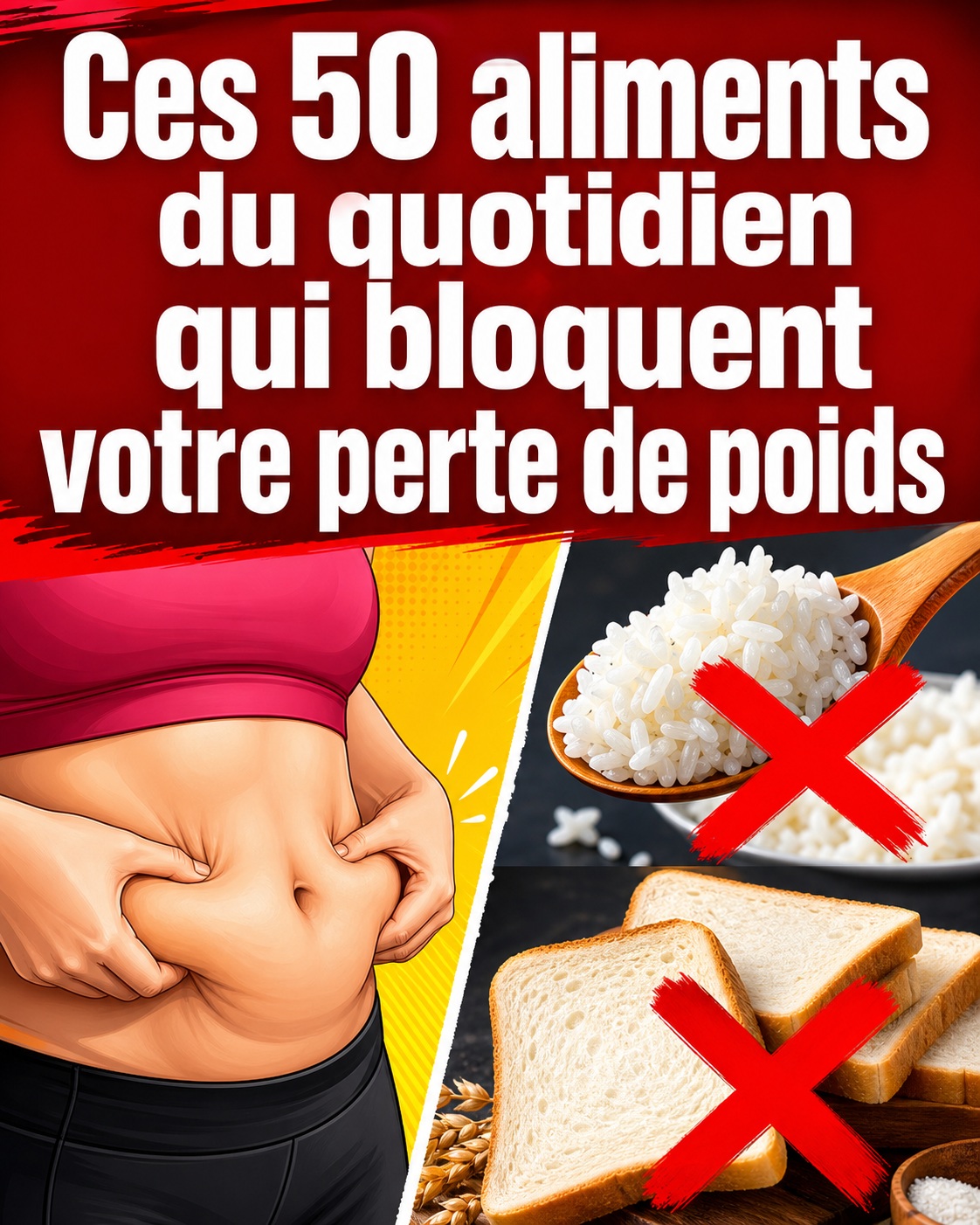 50 aliments à éviter absolument pour perdre du poids