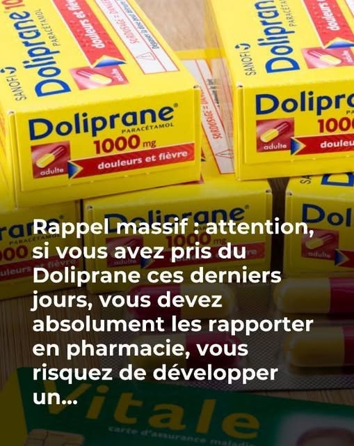 27 lots de Doliprane buvables rappelés suite à « un défaut de fabrication »