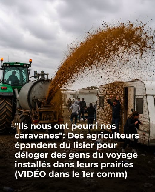 Ce que risque légalement un agriculteur qui expulse des squatteurs avec du purin