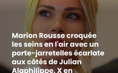 Marion Rousse croquée les seins en l’air avec un porte-jarretelles écarlate aux côtés de Julian Alaphilippe, X en ébullition : “Quelle honte !”