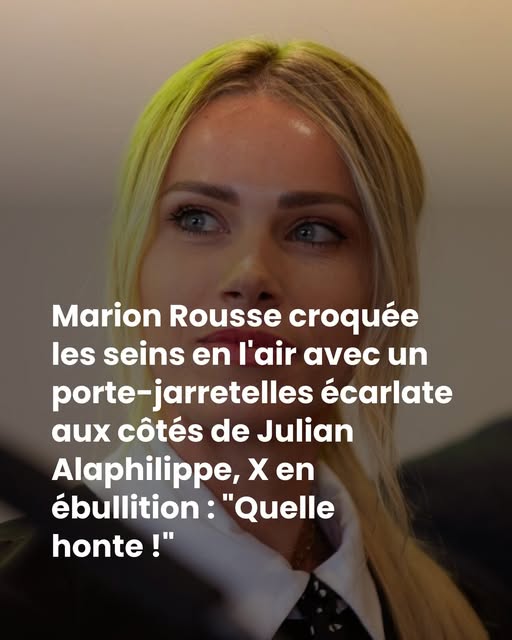 Marion Rousse croquée les seins en l’air avec un porte-jarretelles écarlate aux côtés de Julian Alaphilippe, X en ébullition : “Quelle honte !”