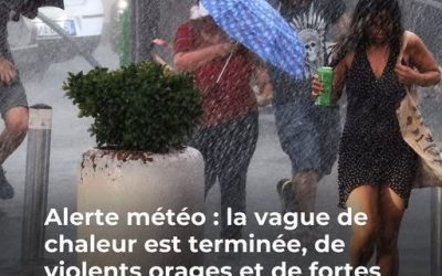 ☔️ Violents orages et fortes pluies prévus la semaine prochaine dans plusieurs départements…😳⚡👇Voir plus
